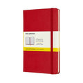 moleskine notebook pocket square hard cover#Colour_SCARLET RED