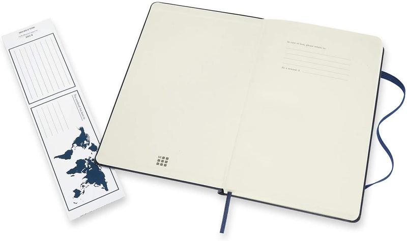 moleskine notebook large ruled plain hard