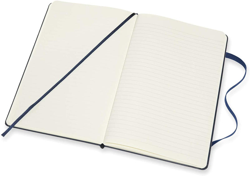 moleskine notebook large ruled plain hard