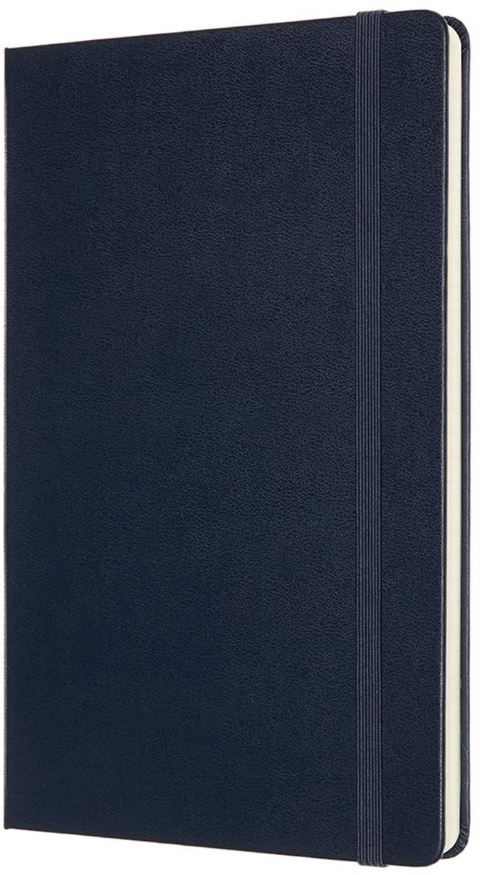moleskine notebook large ruled plain hard