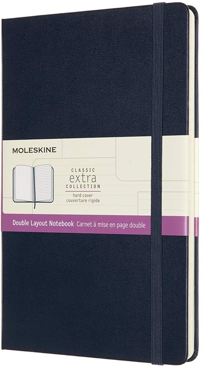 moleskine notebook large ruled plain hard