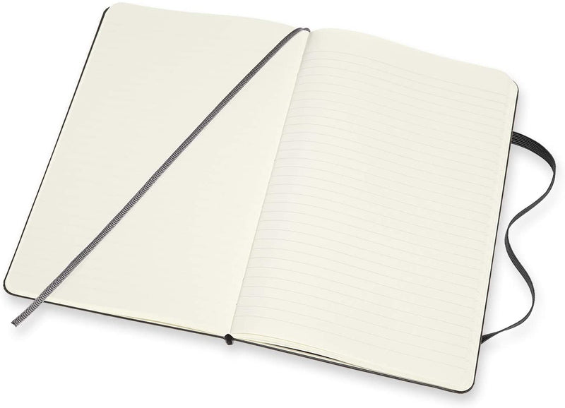 moleskine notebook large ruled plain hard