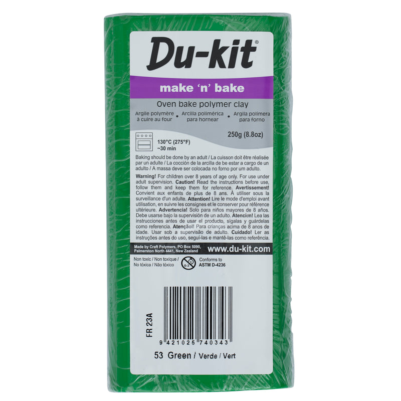 Du Kit Artist Polymer Modelling Clay 250G Blocks