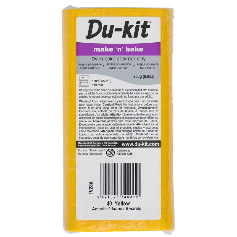 Du Kit Artist Polymer Modelling Clay 250G Blocks