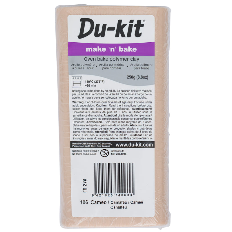 Du Kit Artist Polymer Modelling Clay 250G Blocks