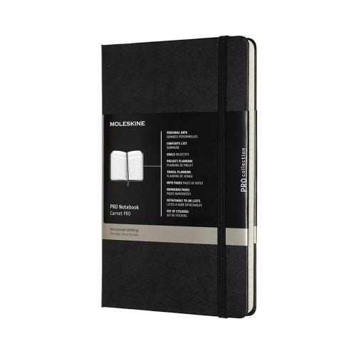 moleskine pro notebook large hard cover#Colour_BLACK
