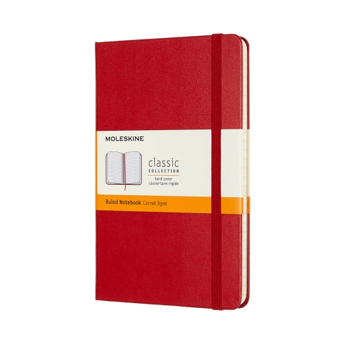 moleskine notebook medium ruled hard cover