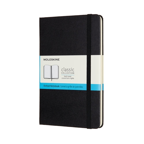 moleskine notebook medium dot hard cover#Colour_BLACK
