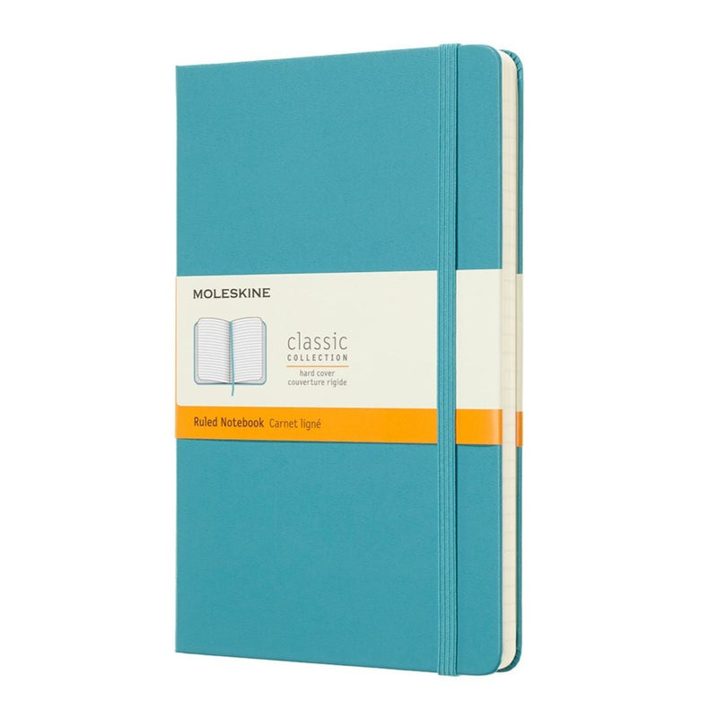 moleskine notebook large ruled hard cover