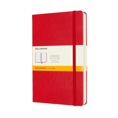 moleskine notebook large expanded ruled hard cover