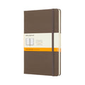 moleskine notebook large ruled hard cover#Colour_EARTH BROWN