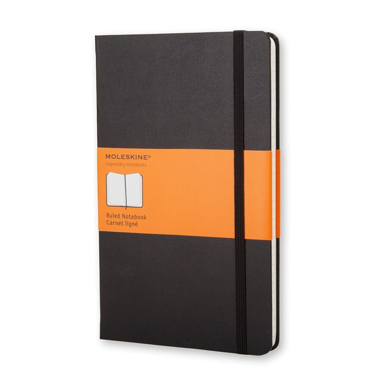 moleskine notebook large ruled hard cover