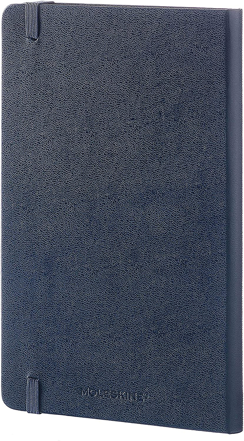 moleskine notebook large square sapphire blue hard cover