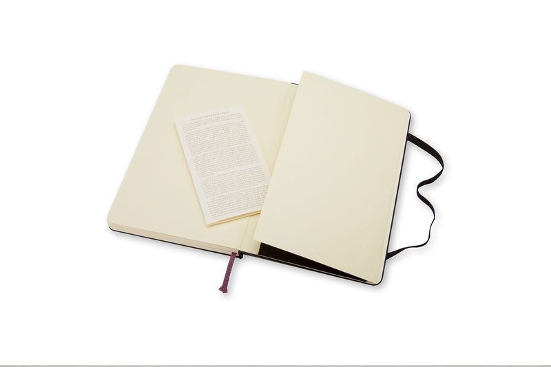 moleskine notebook large plain hard