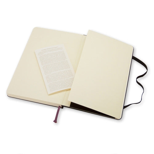 moleskine notebook large plain hard