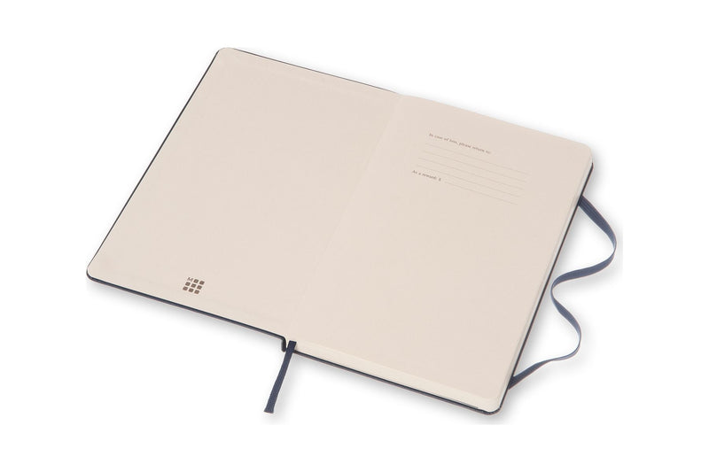 moleskine notebook large plain hard cover