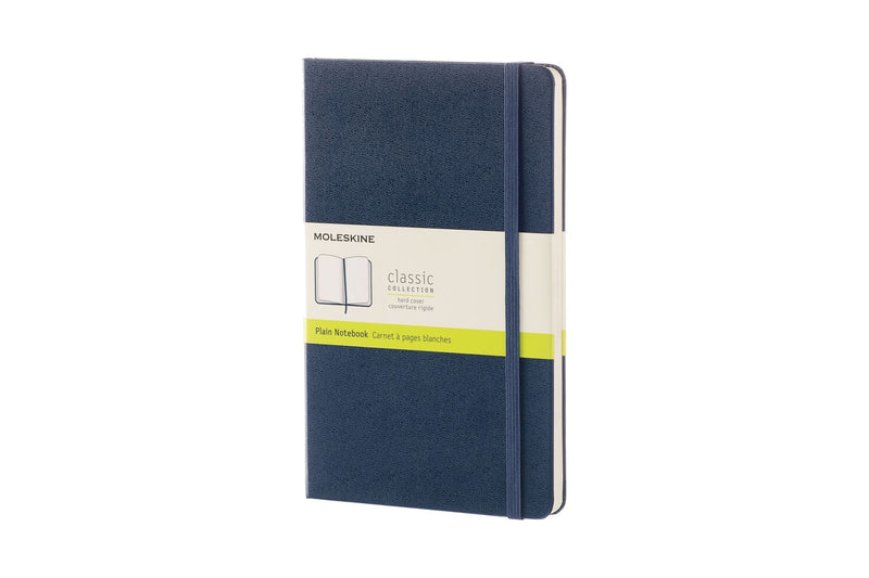 moleskine notebook large plain hard