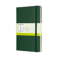 moleskine notebook large plain hard cover#Colour_MYRTLE GREEN