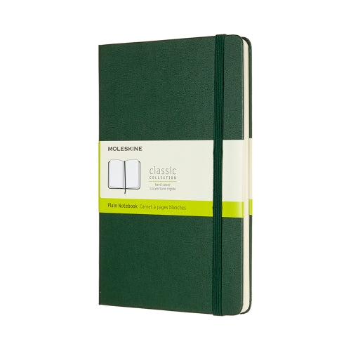moleskine notebook large plain hard cover