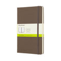 moleskine notebook large plain hard cover#Colour_EARTH BROWN
