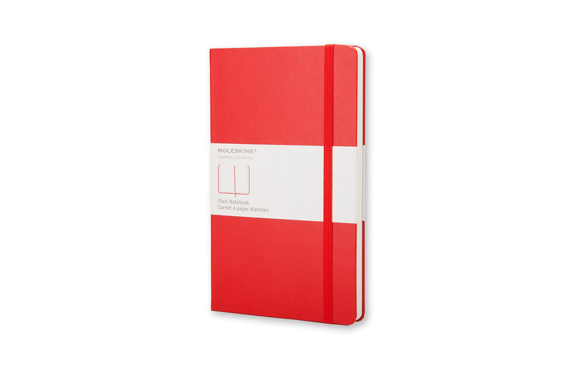 moleskine notebook large plain hard