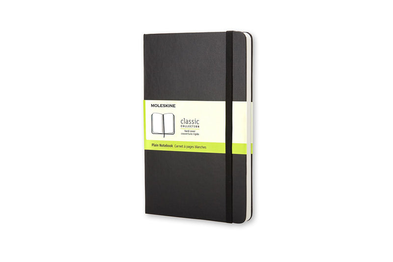 moleskine notebook large plain hard