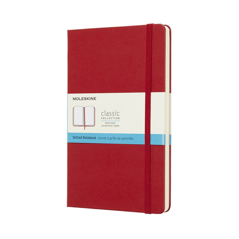 moleskine notebook large dot hard cover