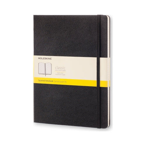 moleskine notebook xtra large square hard cover#Colour_BLACK