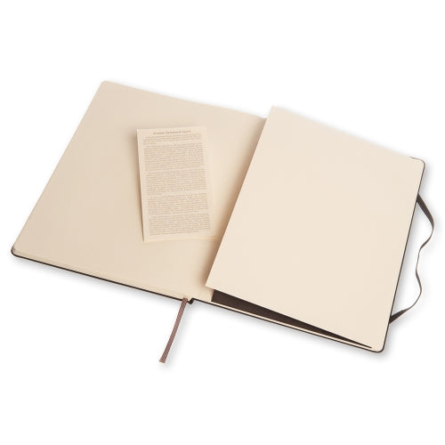 moleskine notebook xtra large plain hard cover