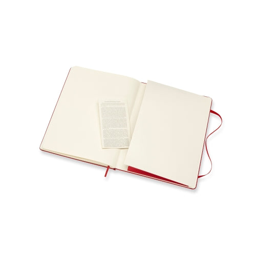 moleskine notebook xtra large plain hard cover