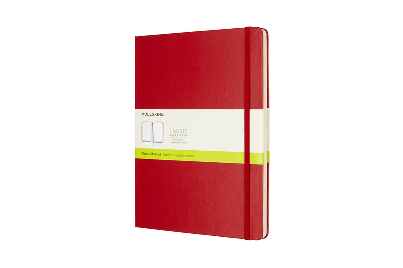 moleskine notebook xtra large plain hard cover