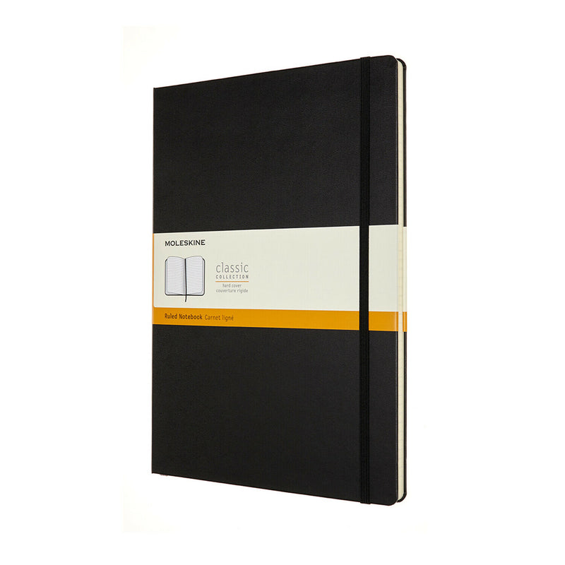 moleskine classic notebook a4 ruled black hard cover