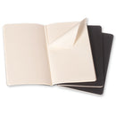 moleskine cahier journals large ruled - pack of 3