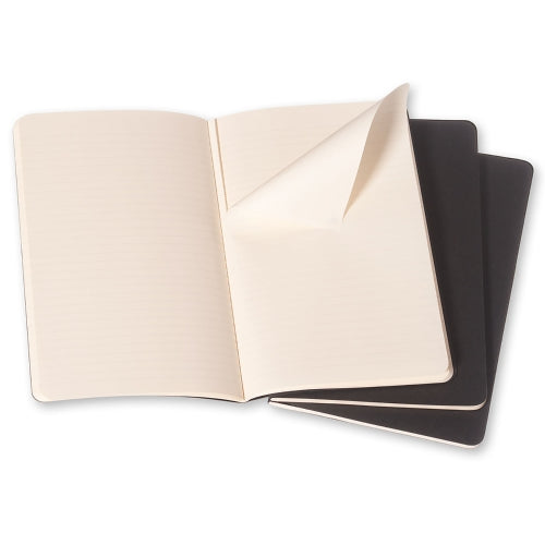 moleskine cahier journals large ruled - pack of 3