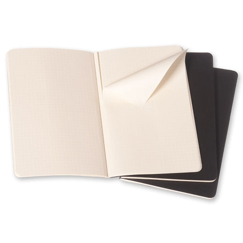 moleskine cahier journals large square - pack of 3