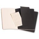 moleskine cahier journals large plain - pack of 3