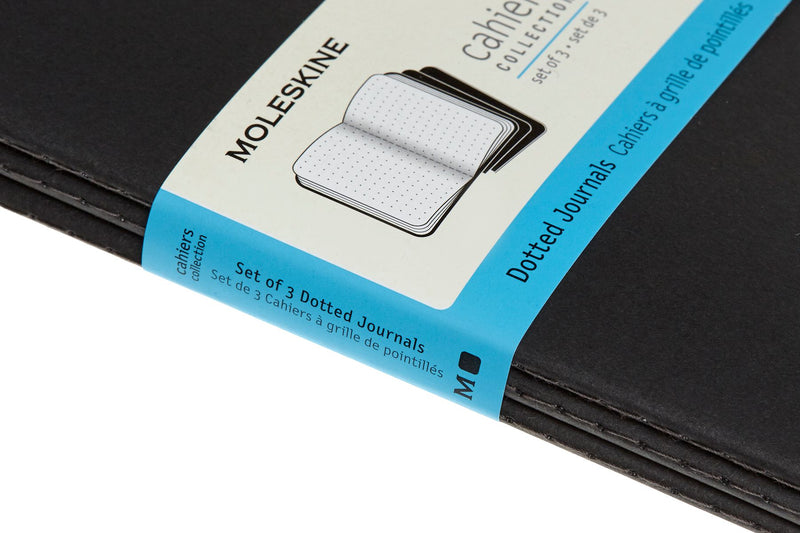 moleskine cahier journals large dot - pack of 3