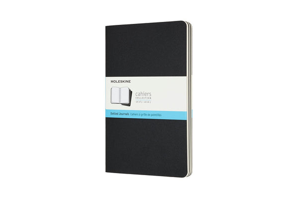 moleskine cahier journals large dot - pack of 3#Colour_BLACK