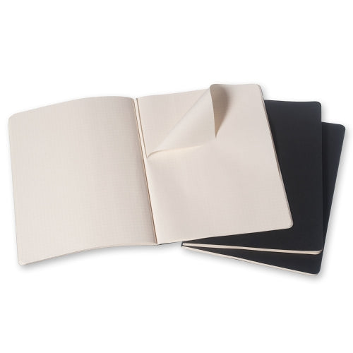 moleskine cahier journals xtra large square - pack of 3