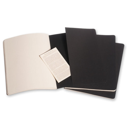 moleskine cahier journals xtra large square - pack of 3