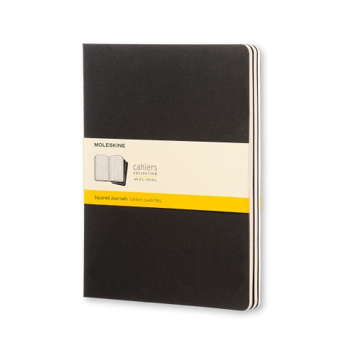 moleskine cahier journals xtra large square - pack of 3