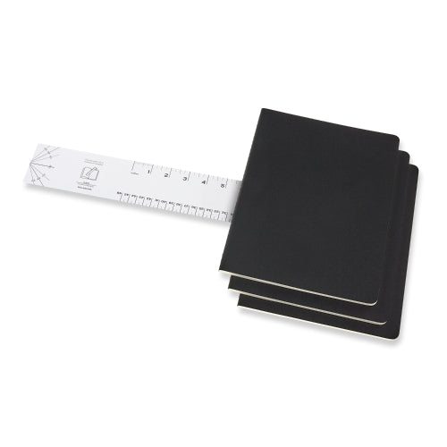 moleskine cahier journals xtra large dot - pack of 3