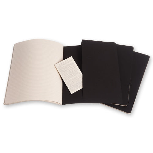 moleskine cahier journals xxl plain - pack of 3