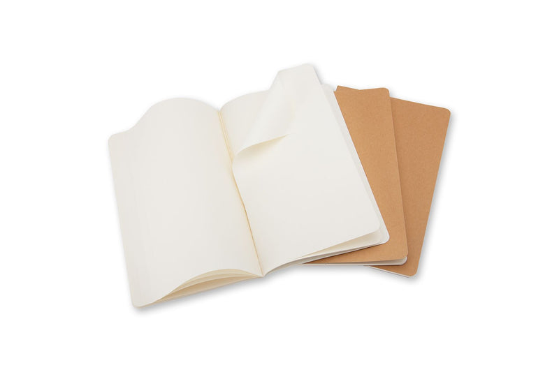 moleskine cahier journals pocket plain - pack of 3