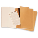 moleskine cahier journals large ruled - pack of 3
