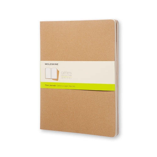 moleskine cahier journals xxl ruled - pack of 3