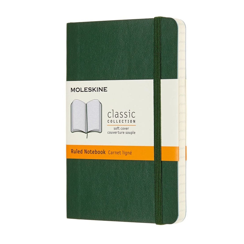 moleskine notebook pocket ruled soft cover