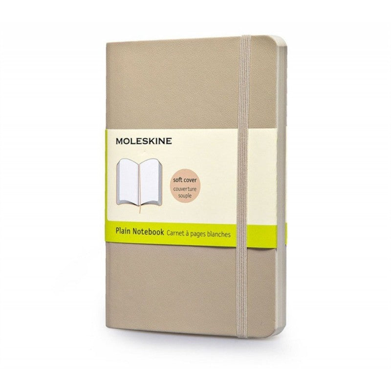 moleskine notebook pocket khaki brown soft cover plain