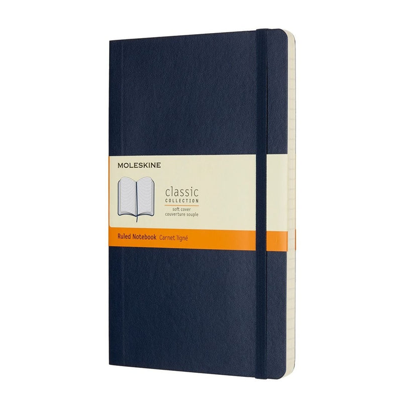 moleskine notebook large ruled soft cover