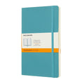 moleskine notebook large ruled soft cover#Colour_REEF BLUE